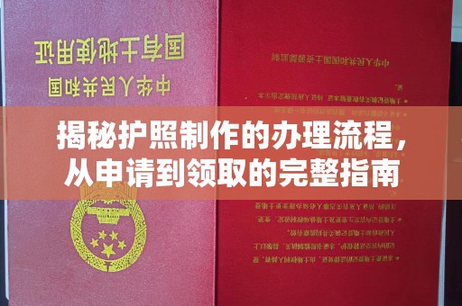 乌恰揭秘护照制作的办理流程，从申请到领取的完整指南